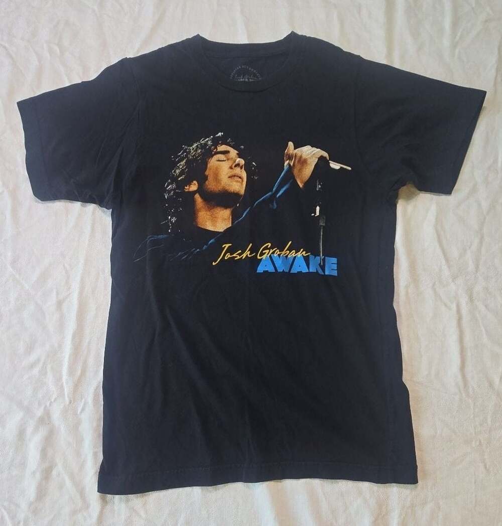 Vintage Josh Groban Awake World Tour T-Shirt Size Small